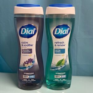 Dial Body Wash 16 fl oz (2 Pack ~ Lavender & Jasmine and Spring Water)